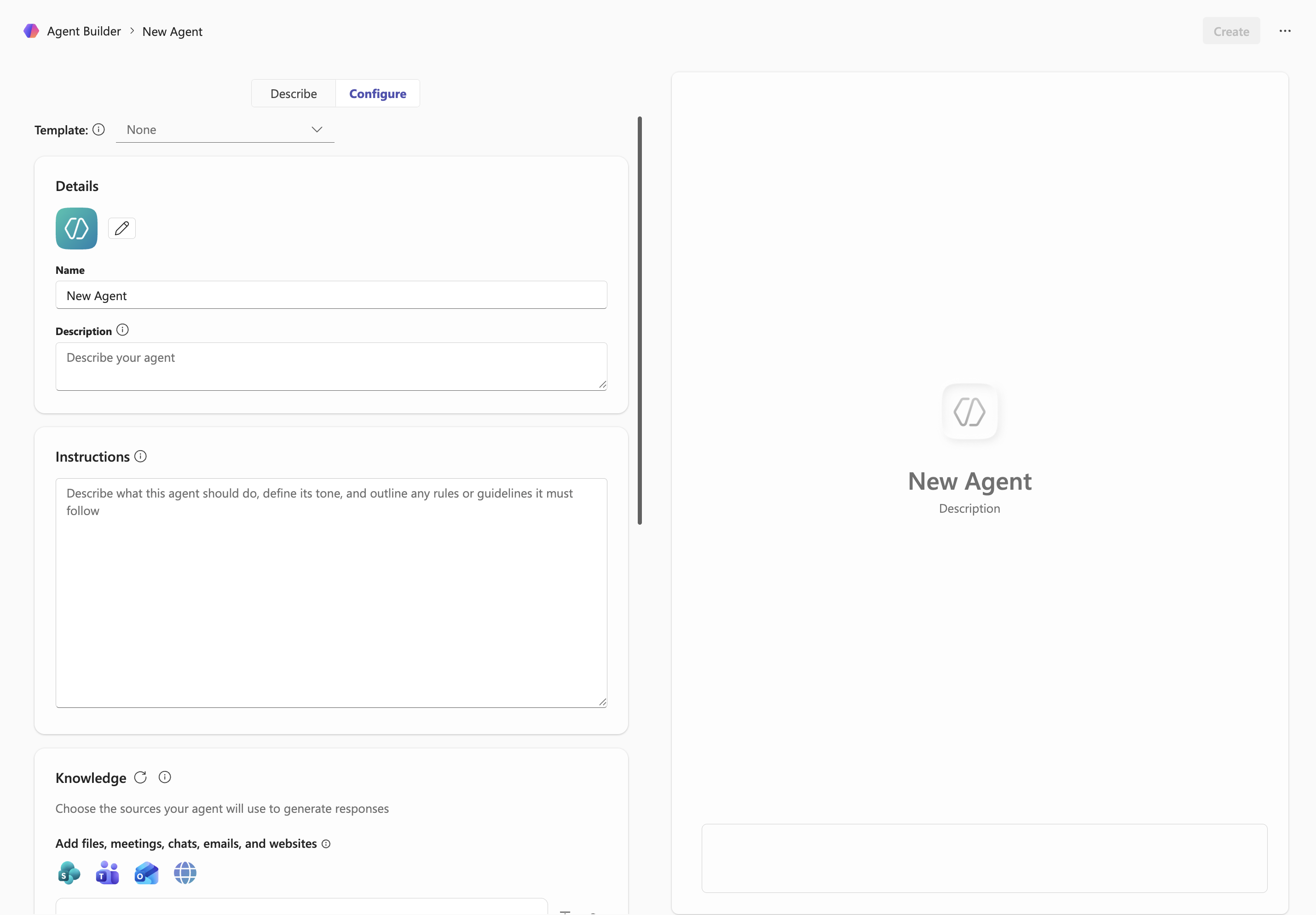 Copilot Agent Builder overview